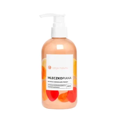Opcja Natura mleczkopiana do mycia i demakijażu twarzy 250 ml