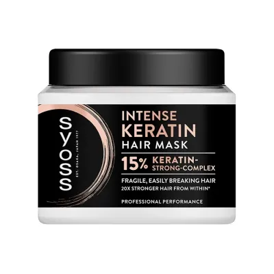 Syoss Intense Keratin maska do włosów zniszczonych i łamiących się 400ml
