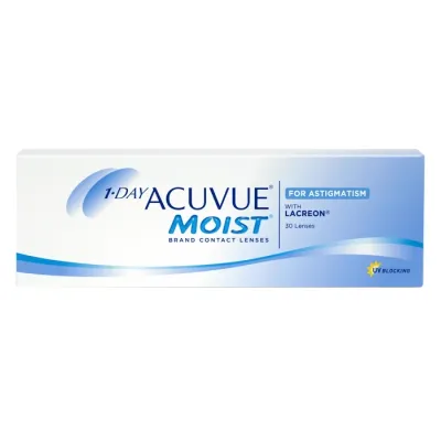1-DAY ACUVUE® MOIST for ASTIGMATISM soczewki kontaktowe 30 sztuk / 8.5 / -1.50 / -0.75 / 180