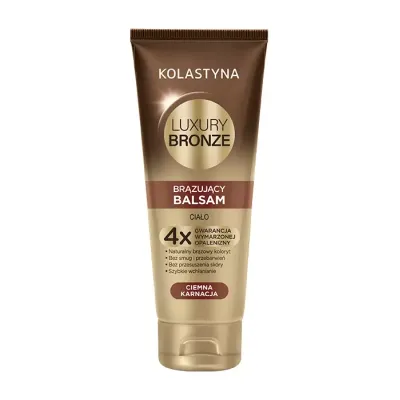 Kolastyna Luxury Bronze brązujący balsam do ciała Ciemna Karnacja 200ml