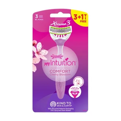 Wilkinson Sword Xtreme3 Comfort jednorazowe maszynki do golenia dla kobiet Cherry Blossom 4 sztuki