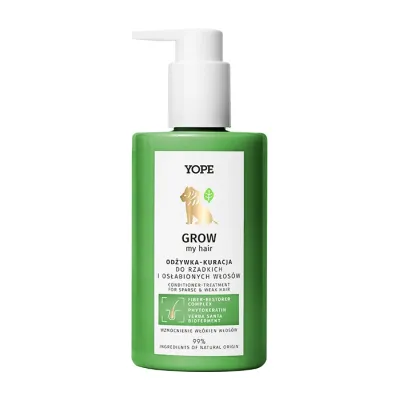 Yope Grow My Hair odżywka kuracja wzmacniająca do włosów osłabionych i podatnych na łamanie 300ml