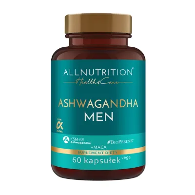 Allnutrition Health&Care Ashwagandha Men suplement diety 60 kapsułek