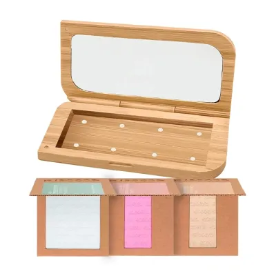 Ecocera Natural Choice zestaw kasetka magnetyczna + puder + róż + rozświetlacz