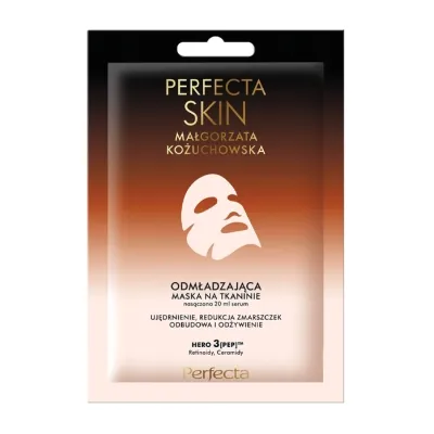 Perfecta Skin Małgorzata Kożuchowska odmładzająca maska na tkaninie 20 ml