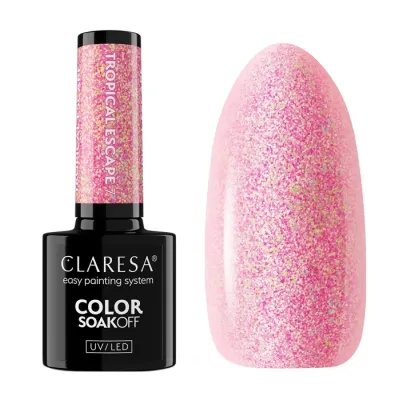 Claresa Soak Off lakier hybrydowy Tropical Escape 7 5 g