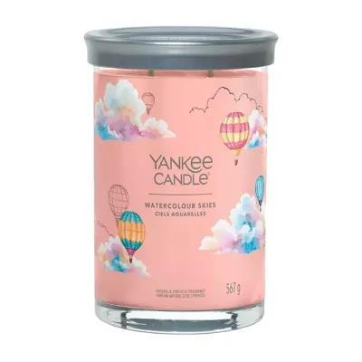 Yankee Candle Signature Tumbler duża świeca zapachowa Watercolour Skies 567 g