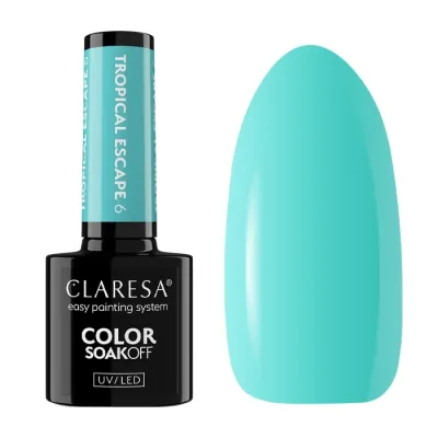 Claresa Soak Off lakier hybrydowy Tropical Escape 6 5 g