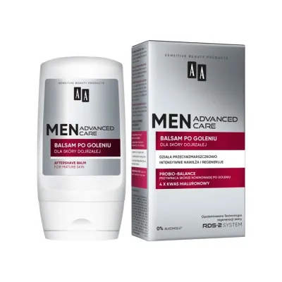 AA Men Advanced Care przeciwzmarszczkowy balsam po goleniu dla skóry dojrzałej 100 ml