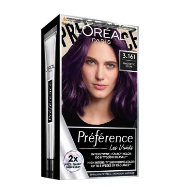 L'Oréal Paris Preference Vivid Colours farba do włosów 3.161 Magnetic Plum