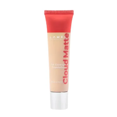 Lamel Cloud Matte kryjący podkład do twarzy matujący 02N Porcelain 30ml