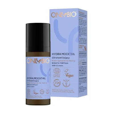 OnlyBio Hydra Mocktail ultranawilżający krem-kompres do twarzy 50 ml