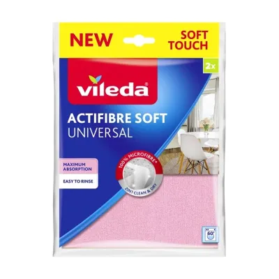 Vileda Actifibre Soft Universal ściereczka z mikrofibry 2 sztuki
