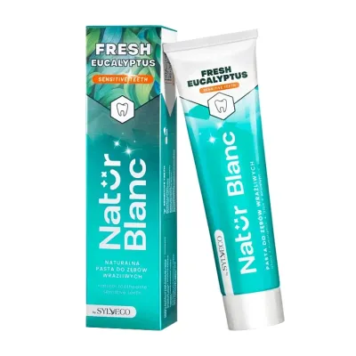 Sylveco Natur Blanc odświeżająca pasta do wrażliwych zębów Fresh Eucalyptus 100ml