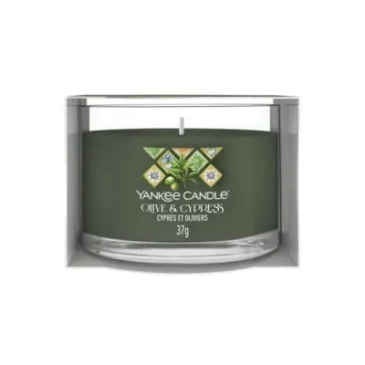 Yankee Candle Signature mini świeca zapachowa Olive & Cypress 37 g