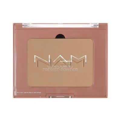 NAM prasowany puder do konturowania twarzy 04W Warm Nude 10 g