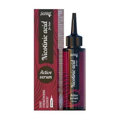 GoldenPharm aktywne serum do włosów kwas nikotynowy 100ml
