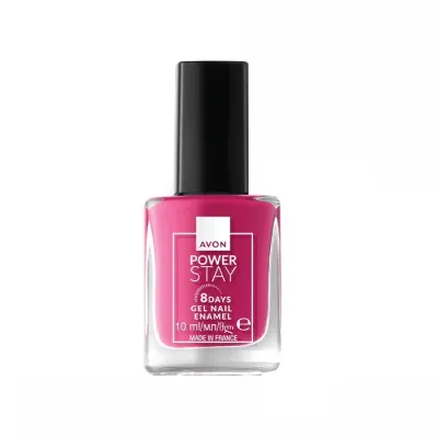Avon Power Stay żelowy lakier do paznokci Fail Proof Fuchsia 10 ml