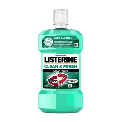 Listerine Clean & Fresh płyn do płukania jamy ustnej Mild Taste 500ml
