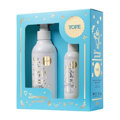 Yope Zimowy Poranek zestaw prezentowy naturalne mydło do rąk + perfumy do pomieszczeń w aerozolu