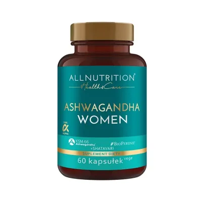Allnutrition Ashwagandha Woman suplement diety 60 kapsułek
