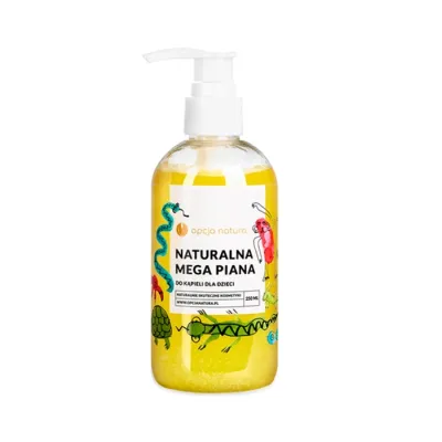 Opcja Natura naturalna mega piana do kąpieli dla dzieci 250 ml