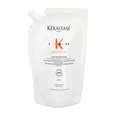 Kerastase Nutritive Bain Satin Riche odżywcza kąpiel do włosów grubych refill 500ml