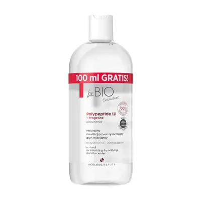 Bebio Ageless Beauty naturalny nawilżająco-oczyszczający płyn micelarny 500 ml
