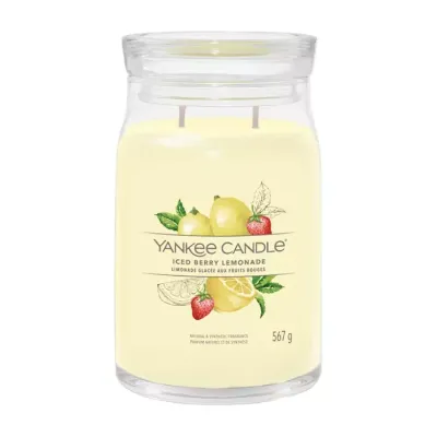 Yankee Candle Signature duża świeca zapachowa Iced Berry Lemonade 567 g