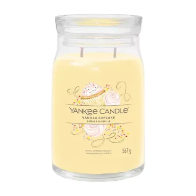 Yankee Candle Signature duża świeca zapachowa Vanilla Cupcake 567 g