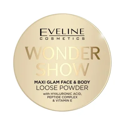 Eveline Cosmetics Wonder Show sypki puder do twarzy i ciała Maxi Glam 6 g