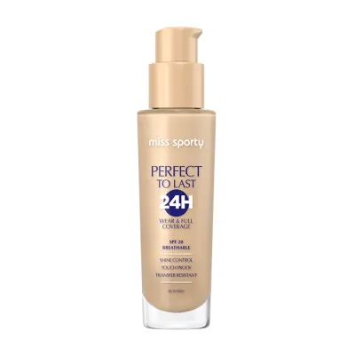 MISS SPORTY PERFECT TO LAST 24H PODKŁAD DO TWARZY IVORY 30ML
