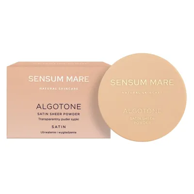 Sensum Mare Algotone Satin transparentny sypki puder o satynowym wykończeniu 10 g