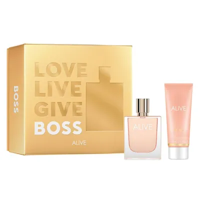HUGO BOSS ALIVE WODA PERFUMOWANA SPRAY 50ML + BALSAM 75ML