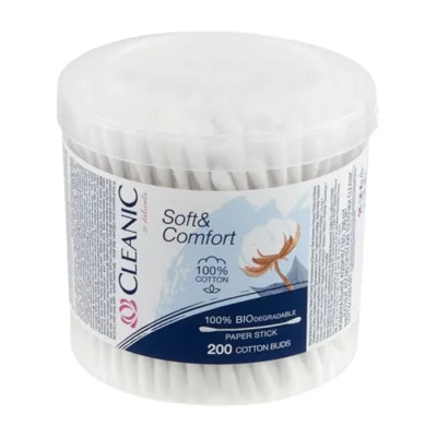 Cleanic Soft & Comfort patyczki higieniczne 200 sztuk