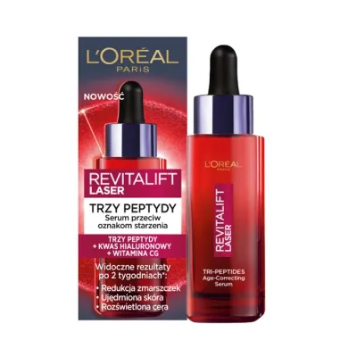 L'Oréal Paris Revitalift Laser serum przeciw oznakom starzenia z trzema peptydami 30ml