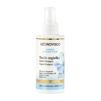 Uzdrovisco Amino Hydration rewitalizujący i nawilżający tonik-mgiełka do twarzy 150ml