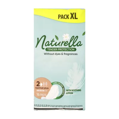 Naturella Tender Protection normal plus podpaski higieniczne ze skrzydełkami 16 sztuk