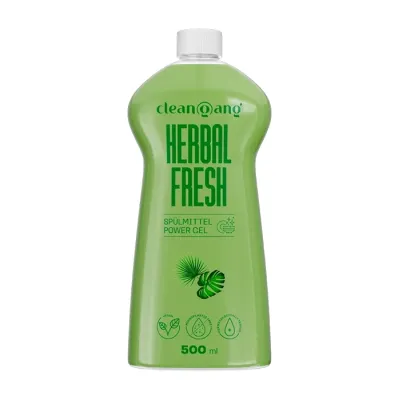 CleanGang Herbal Fresh bazyliowo-miętowy płyn do mycia naczyń 500ml