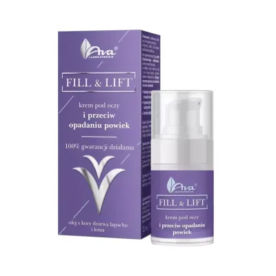 Ava Fill & Lift krem pod oczy i przeciw opadaniu powiek 15 ml