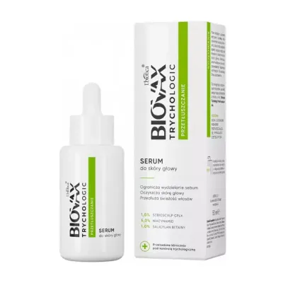 Biovax Trychologic Przetłuszczanie serum do skóry głowy 50 ml