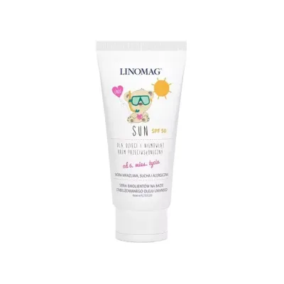 Linomag Sun krem przeciwsłoneczny dla dzieci i niemowląt SPF50 50 ml
