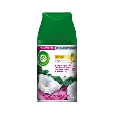 Air Wick Freshmatic automatyczny odświeżacz powietrza wkład Księżycowa Lilia Otulona Satyną 250 ml