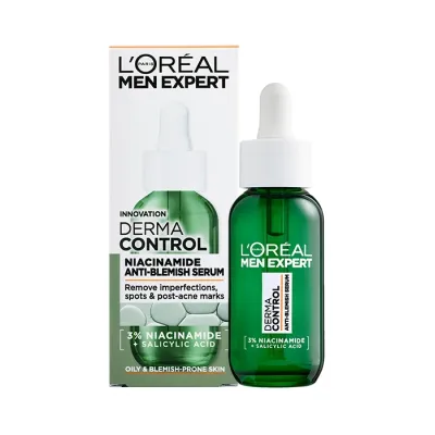 L'Oréal Paris Men Expert Derma Control serum przeciw niedoskonałościom z niacynamidem 30ml