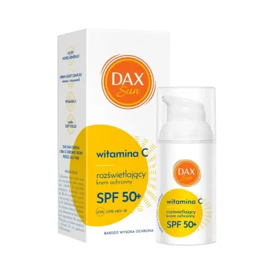 Dax Sun rozświetlający krem ochronny SPF50+ witamina C 30ml