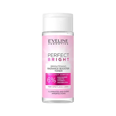 Eveline Cosmetics Perfect Bright rozjaśniający tonik do twarzy przywracający blask 150 ml