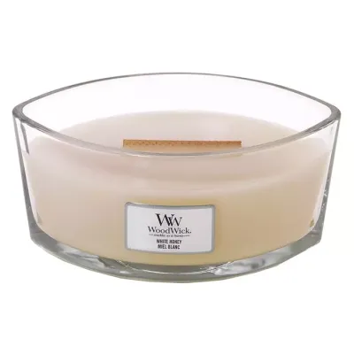WOODWICK ELLIPSE CANDLE ŚWIECA ZAPACHOWA WHITE HONEY 453,6G