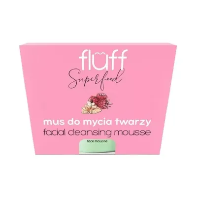 Fluff mus do mycia twarzy Malina Migdały 50 ml