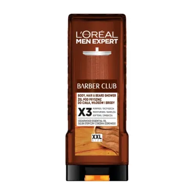 L'Oréal Paris Men Expert Barber Club X3 żel pod prysznic do ciała, włosów i brody 400 ml