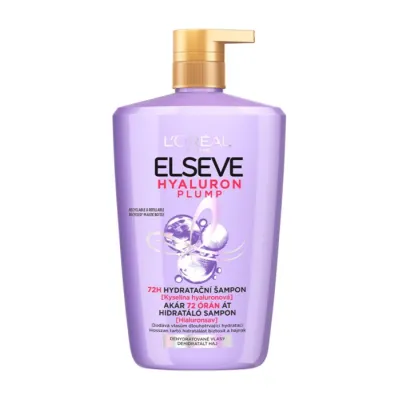 L'Oréal Paris Elseve Hyaluron Plump nawilżający szampon do włosów 1000 ml